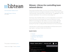 Tablet Screenshot of libteam.org